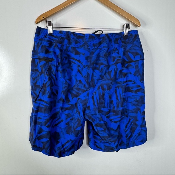 Lululemon Current State Board Short 9" Spray Leaf MAX Blazer Blue Tone Multi - Picture 5 of 7